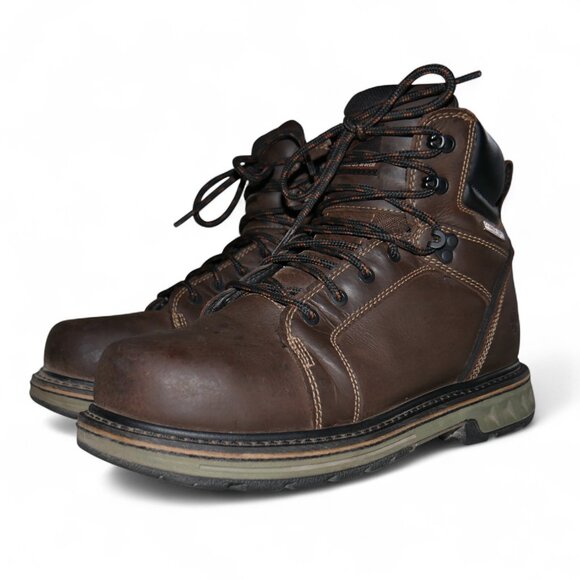 Danner Men's WP ST Work Boots Size 8.5 Leather Steel Yard 6" Steel Safety Toe - Picture 1 of 15